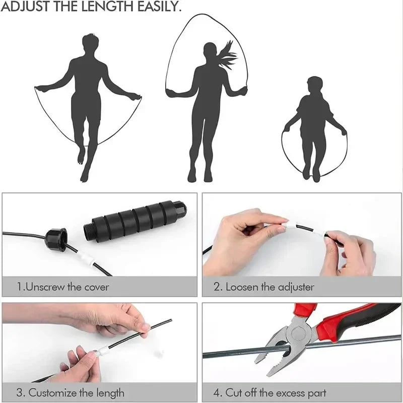 Corde à Sauter Pro — Cardio & Perte de Poids à Domicile