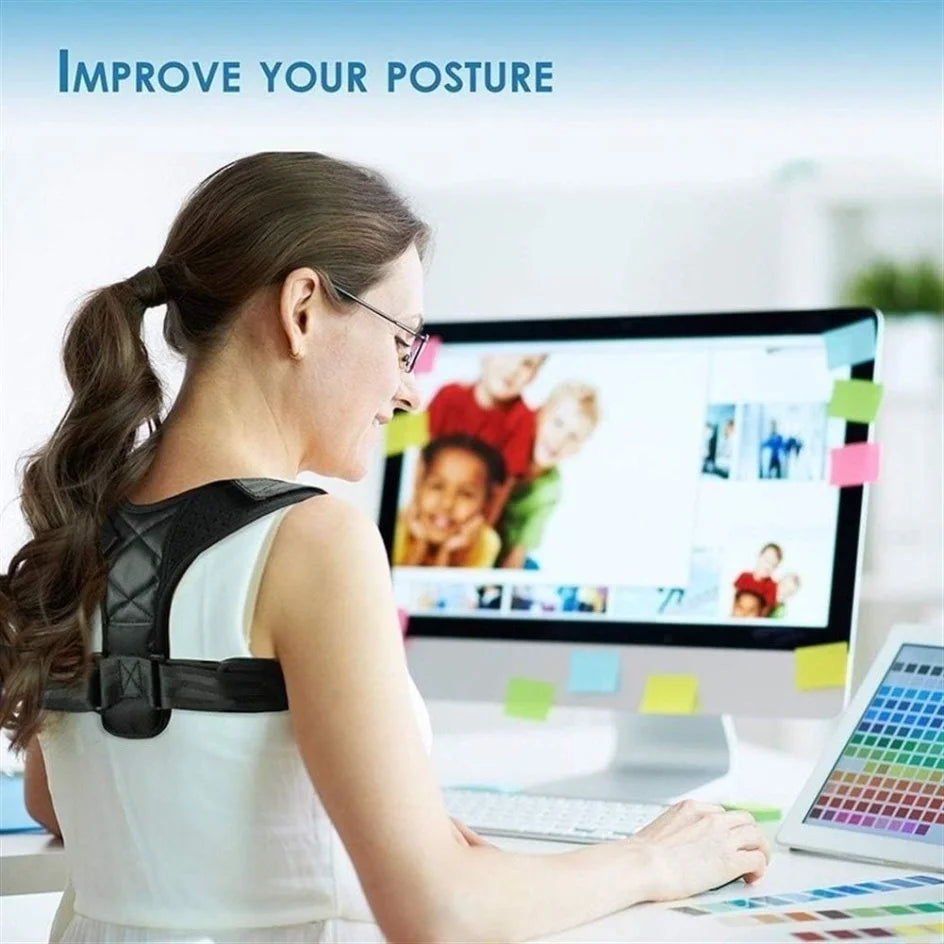 Correcteur de posture dorsal ajustable – Soutien clavicule & colonne vertébrale