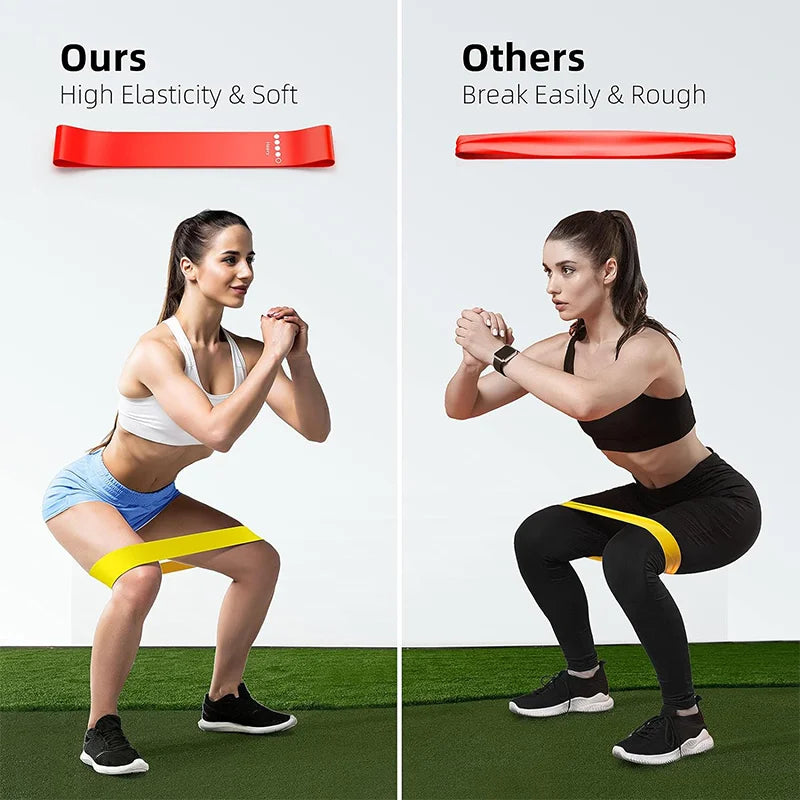 Bandes de Résistance Élastiques — Fitness, Yoga & Musculation