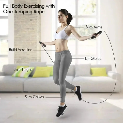 Corde à Sauter Pro — Cardio & Perte de Poids à Domicile