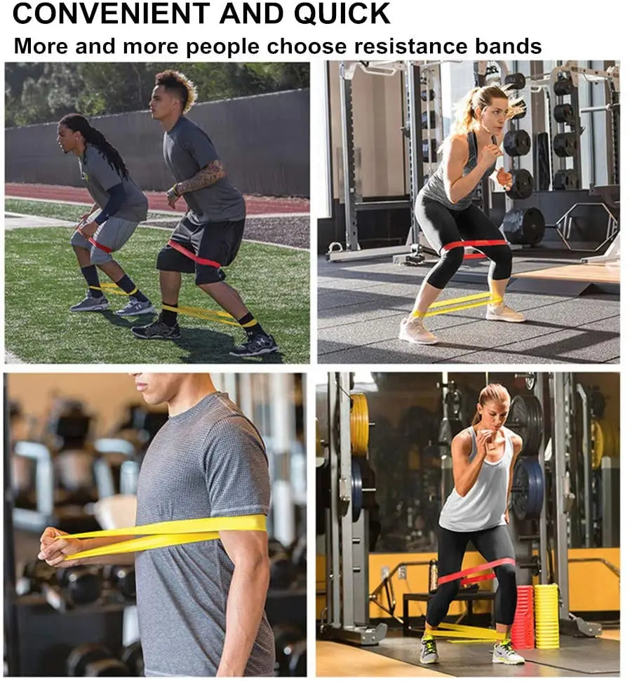 Bandes de Résistance Élastiques — Fitness, Yoga & Musculation